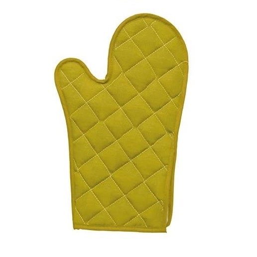 Excelsa Guanto forno verde cotone trapuntato cm 32x20